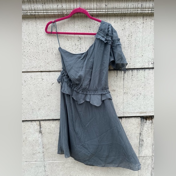 🆕🔖 Diesel ✨ Drakula 100% Silk One Shoulder Asymmetrical Dress ✨ Size L ✨NWT! - Picture 17 of 17